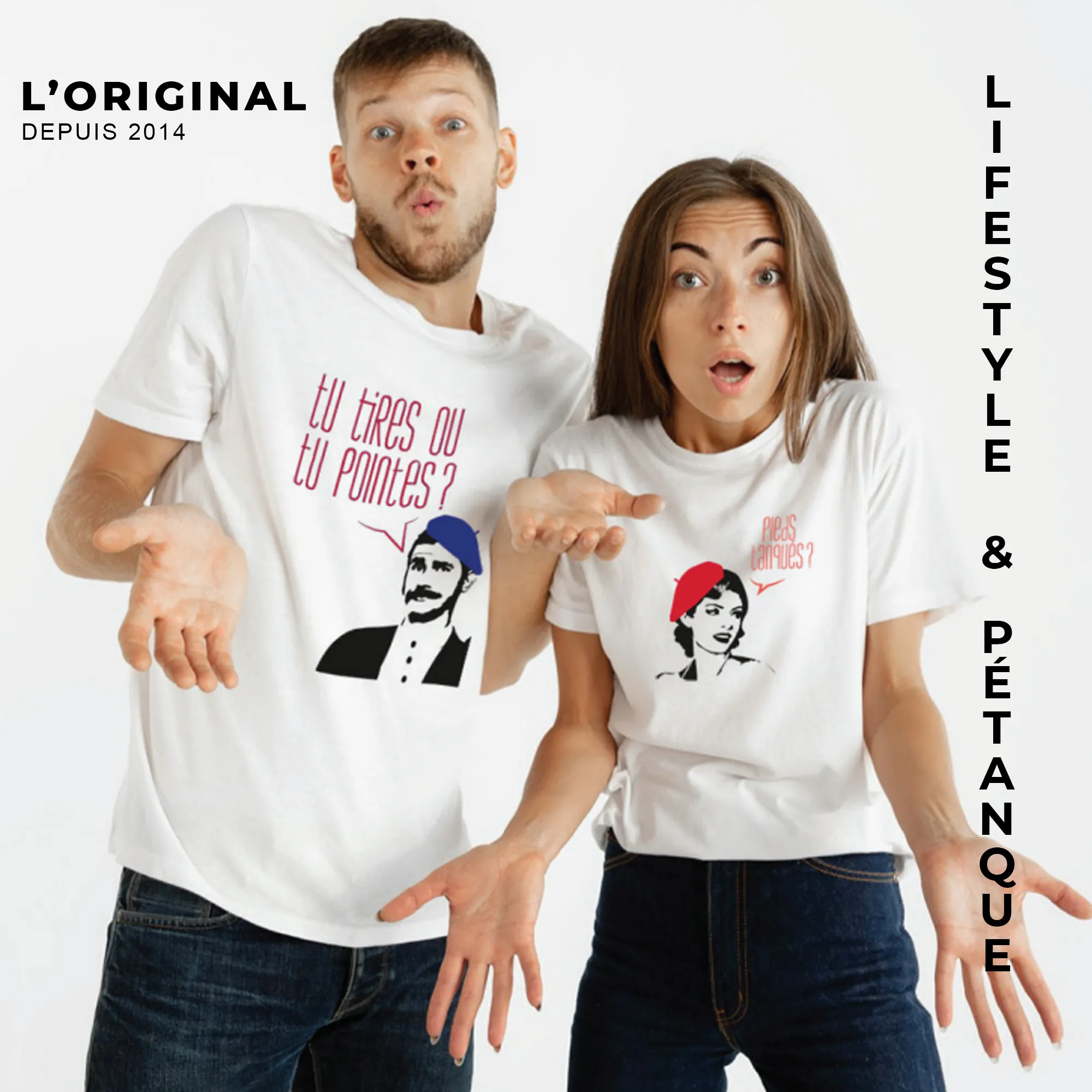 lifestyle Tu tires ou tu pointes ? t shirt shirt de petanque