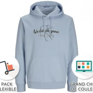 Sweat Hood sweat JACK & JONES Unisex 300 gr Pack 10 pcs