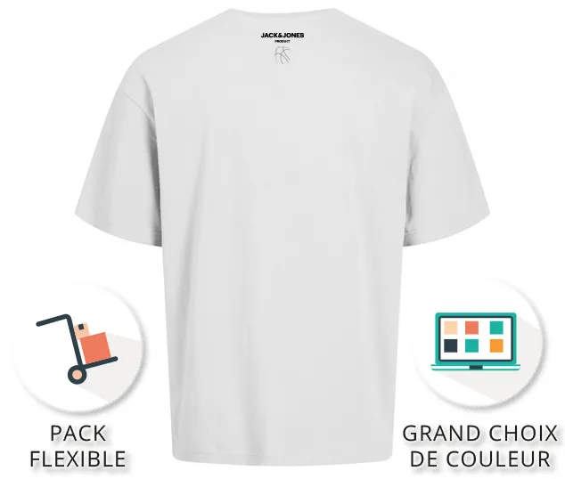Tee-shirt JACK & JONES over size Pack 10 pcs – Image 2