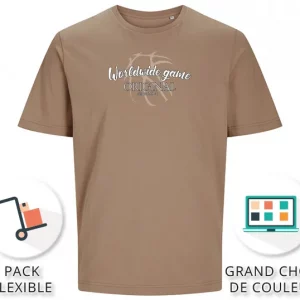 Tee-shirt JACK & JONES Tee shirt Homme 180 gr Pack 10 pcs